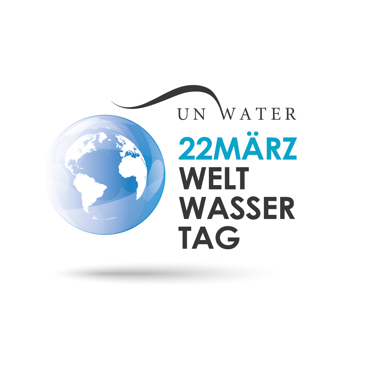 Logo Weltwassertag. - vergrößern